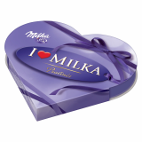 I love Milka Mini Heart 50g Nuss-Nougat